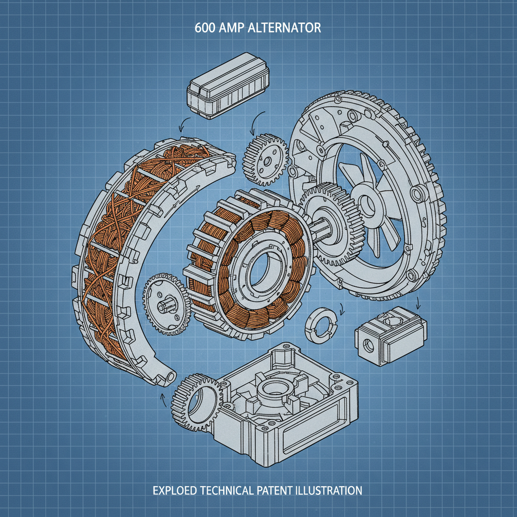 The Power and Performance of a Robust 600 Amp Alternator System