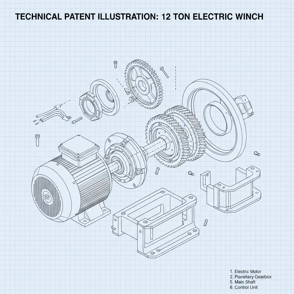 Maximize Lifting Efficiency with a Robust 12 Ton Electric Winch