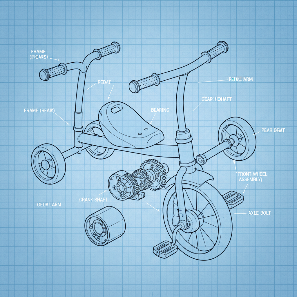 small tricycle for 2 year old