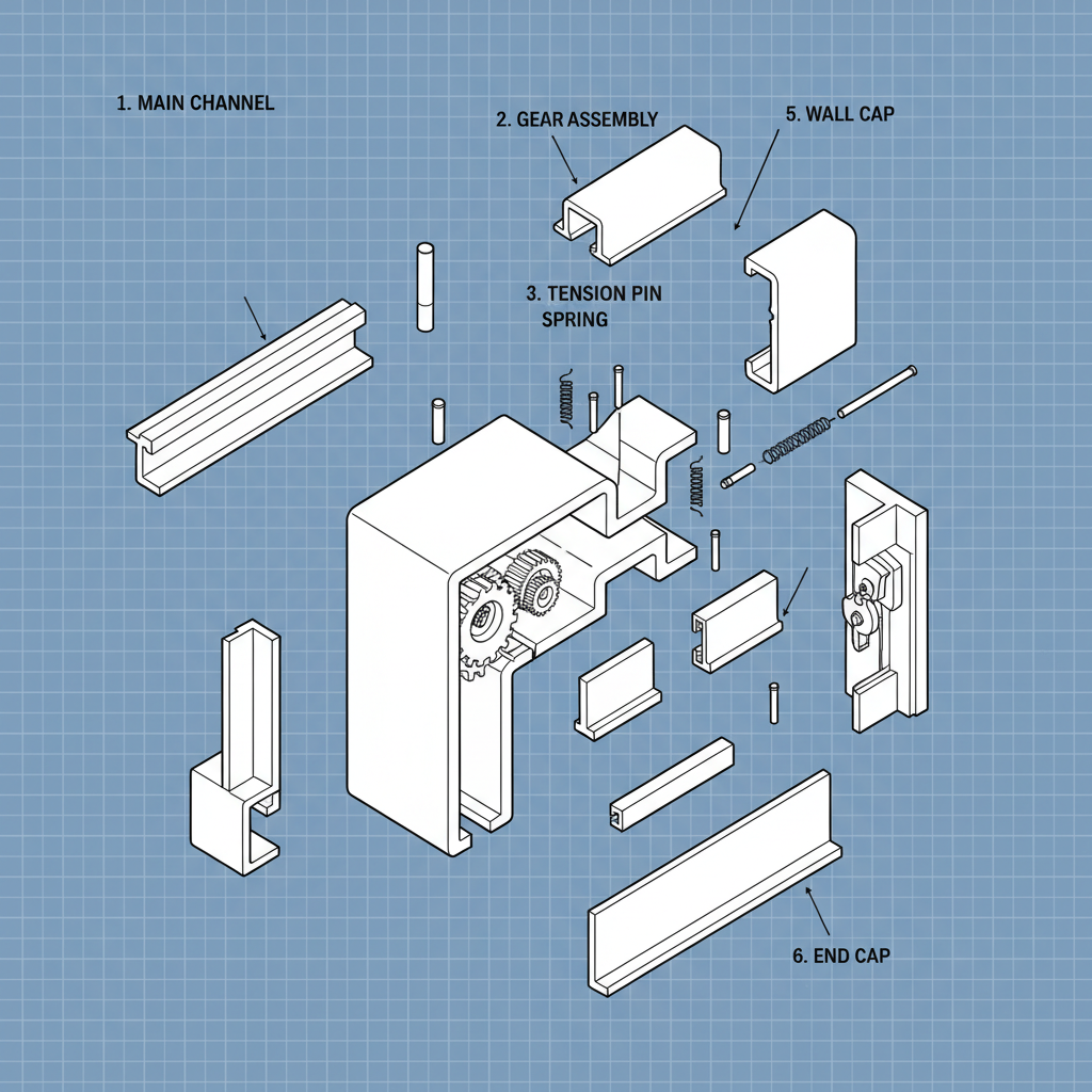 l shaped plastic beading