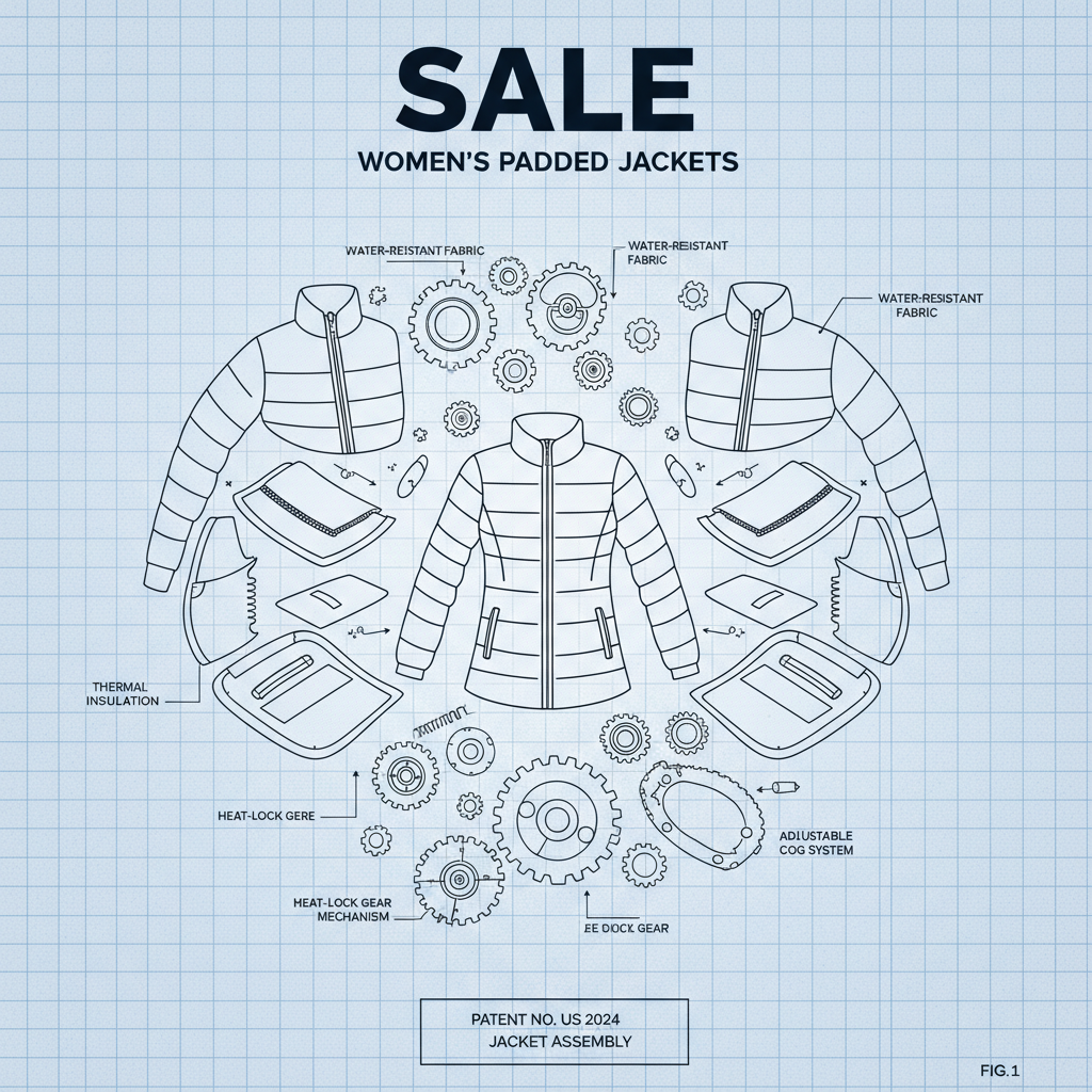 womens padded jackets sale