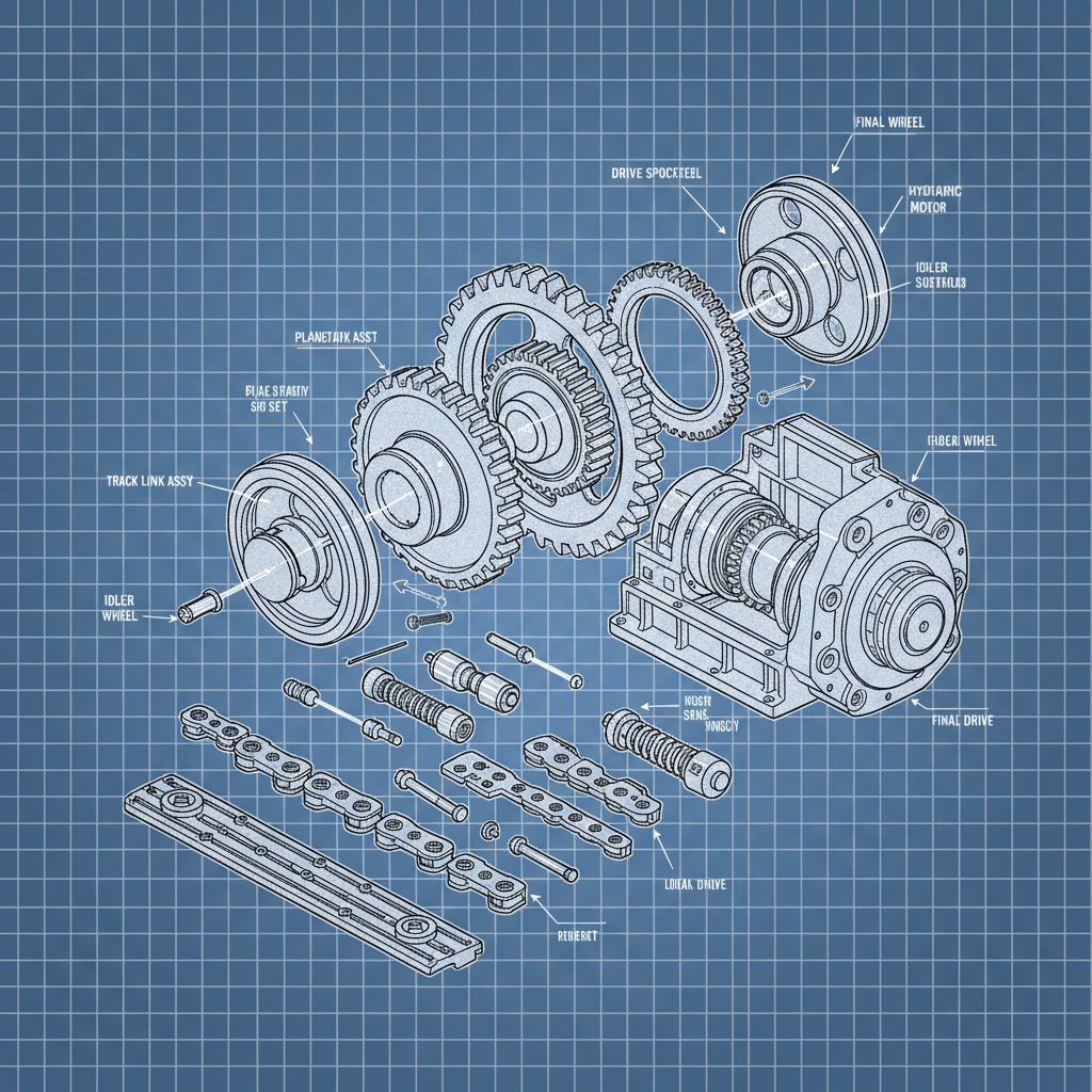 heavy equipment undercarriage parts