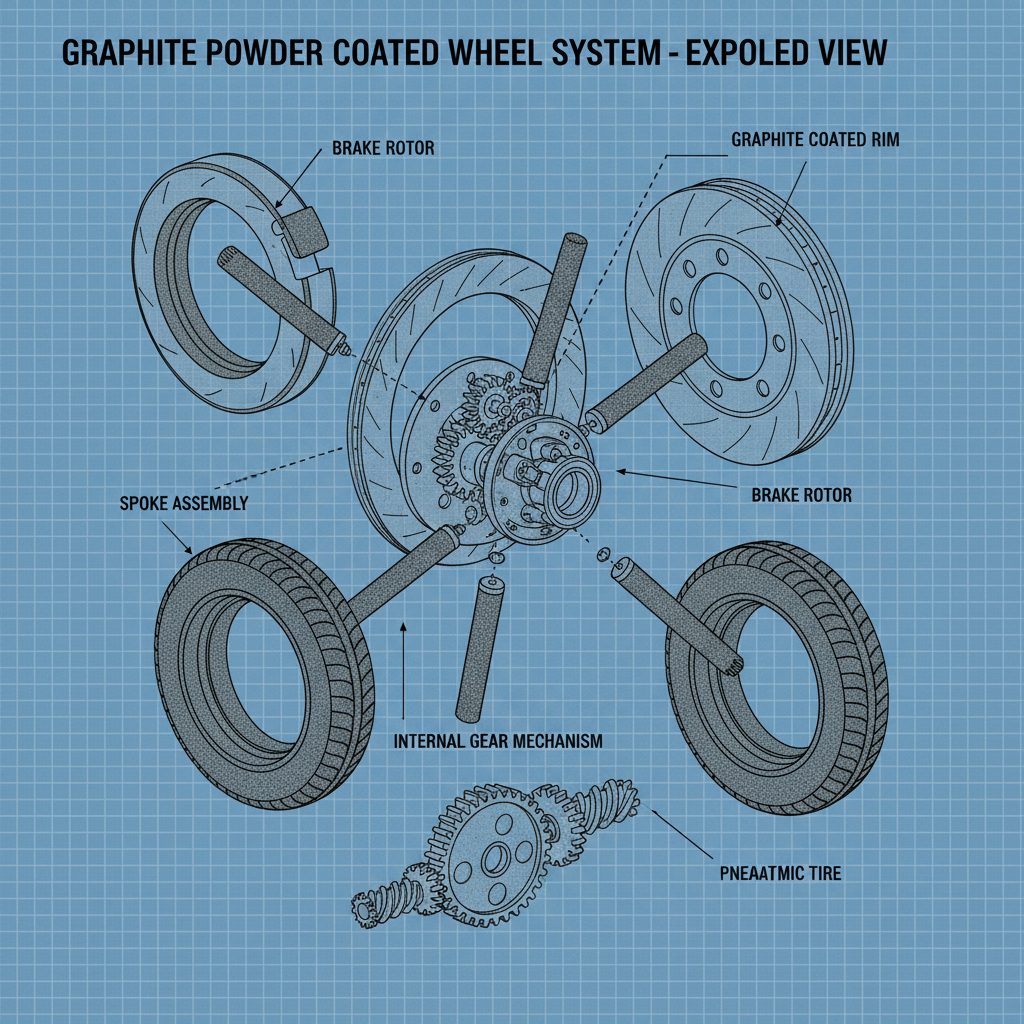 graphite powder coated wheels