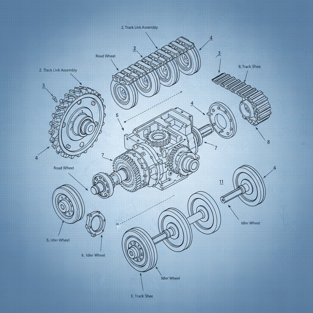 heavy equipment undercarriage parts