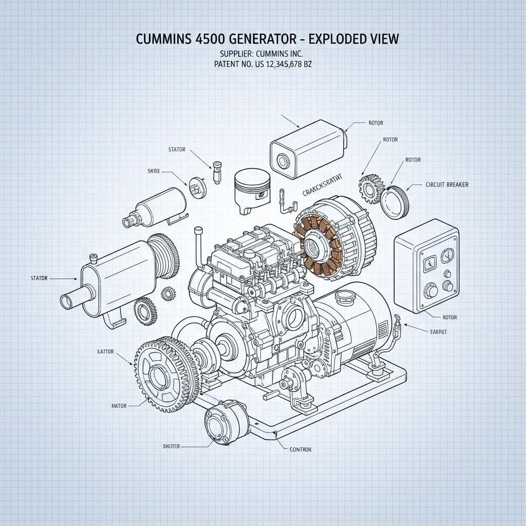 cummins 4500 generator Supplier