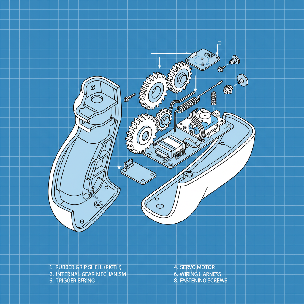 industrial UAV remote control rubber grip / tactical drone controller grip sleeve