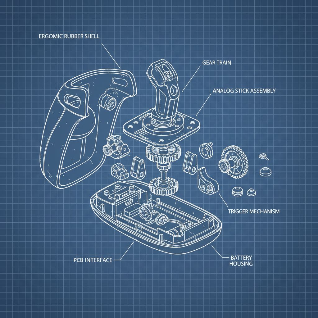 industrial UAV remote control rubber grip / tactical drone controller grip sleeve