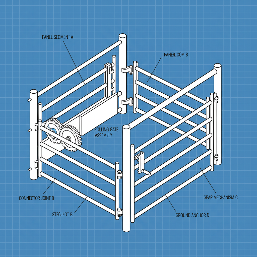 portable corral panels for sale
