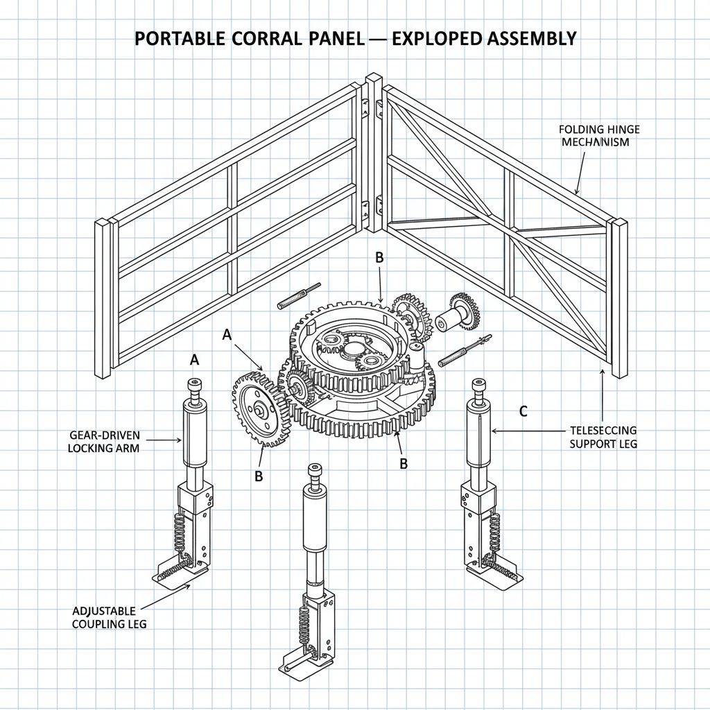 portable corral panels for sale
