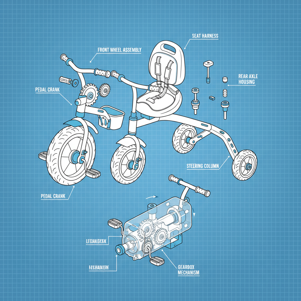 tricycle for 2 year old girl