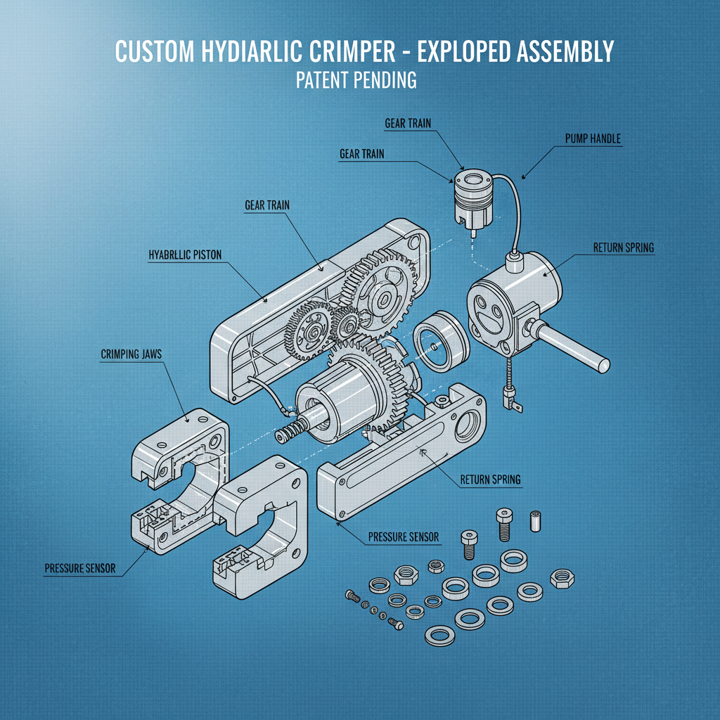 Custom hydraulic crimper for sale