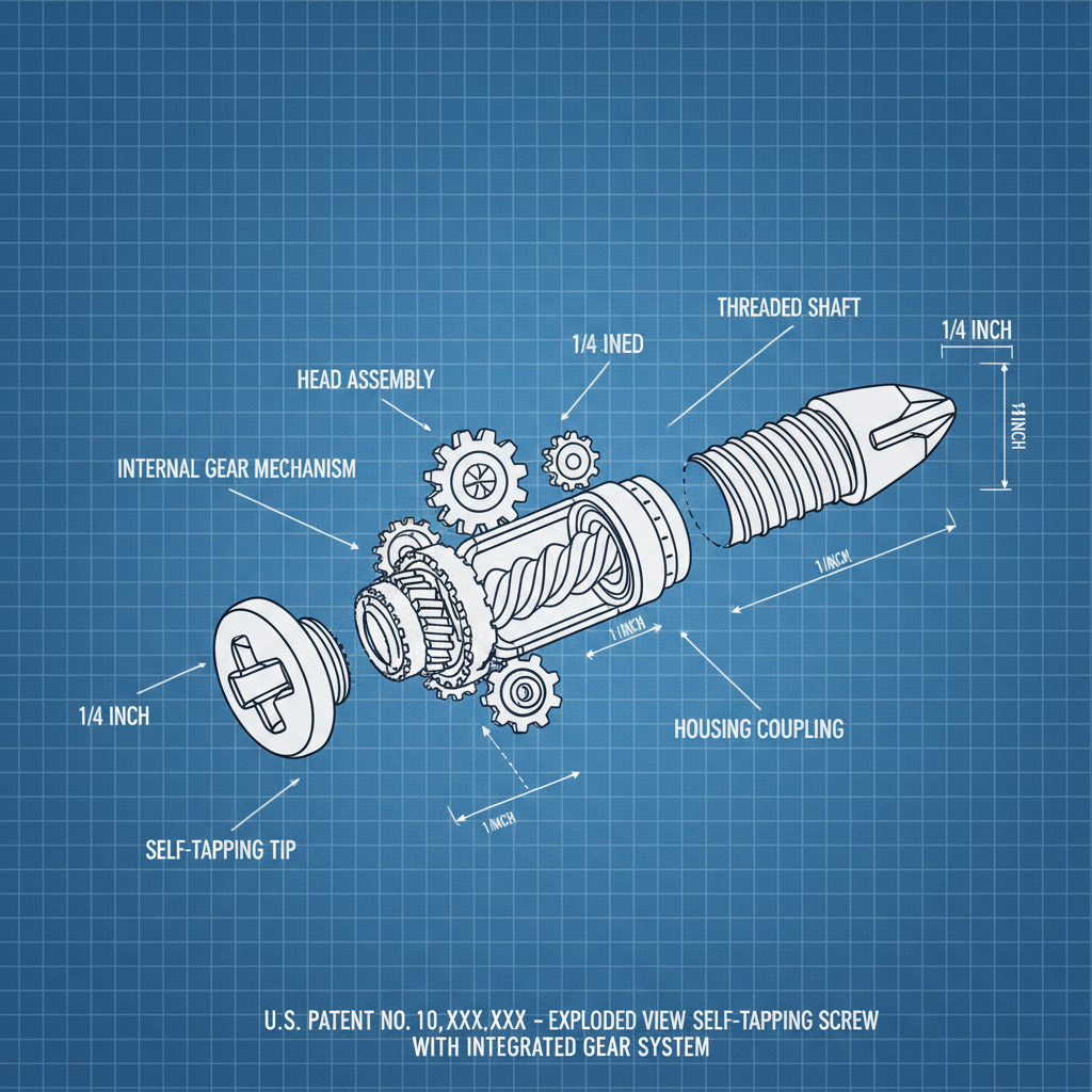 1 4 x 1 self tapping screws
