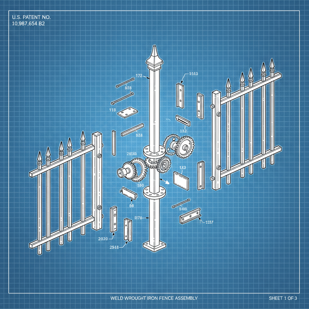 weld wrought iron fence