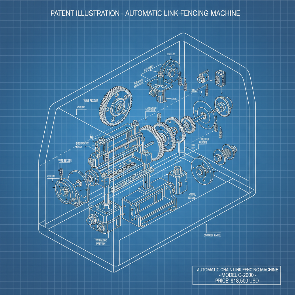 automatic chain link fencing machine price