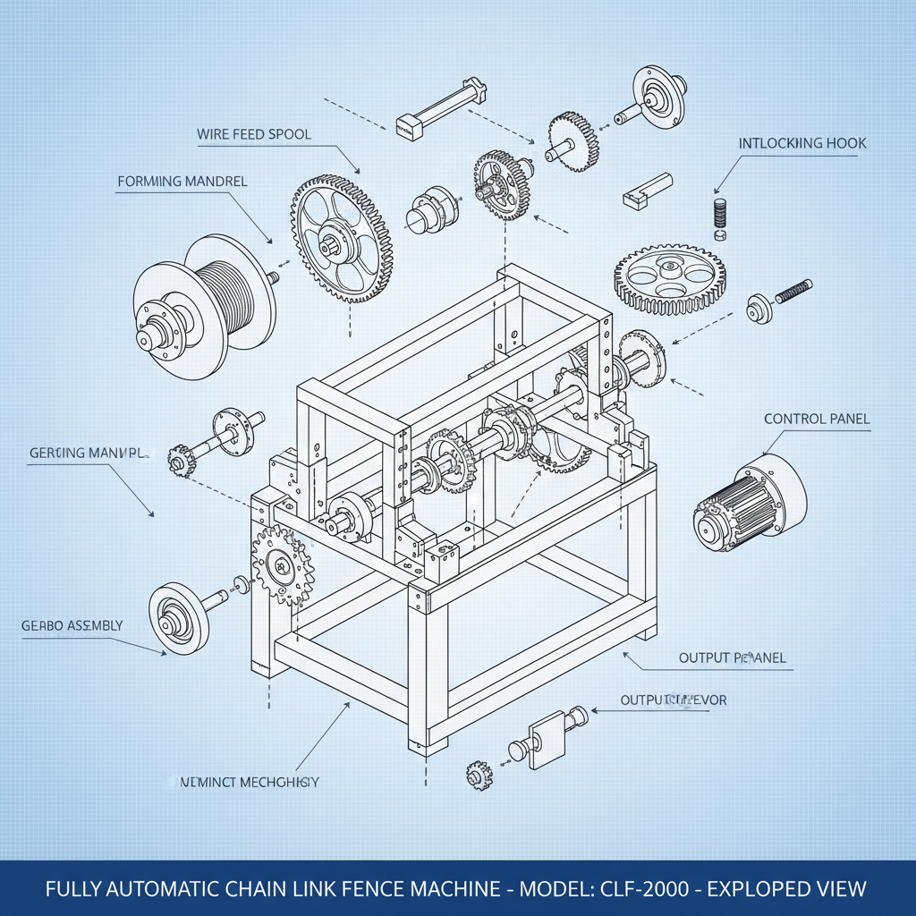fully automatic chain link fence machine price