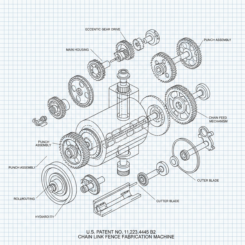 chain link machine price