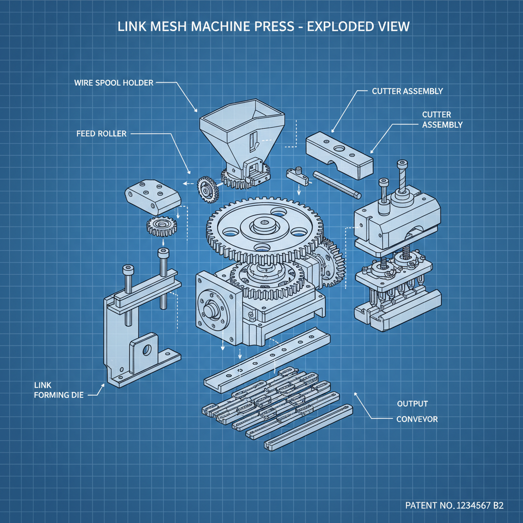 link mesh machine price