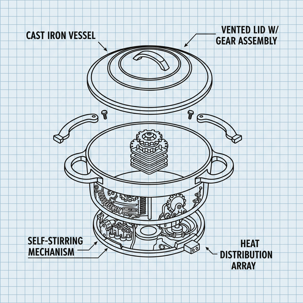 high quality cast iron casserole