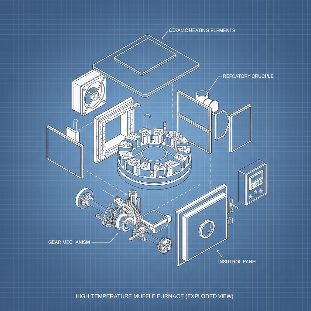 high temperature muffle furnace