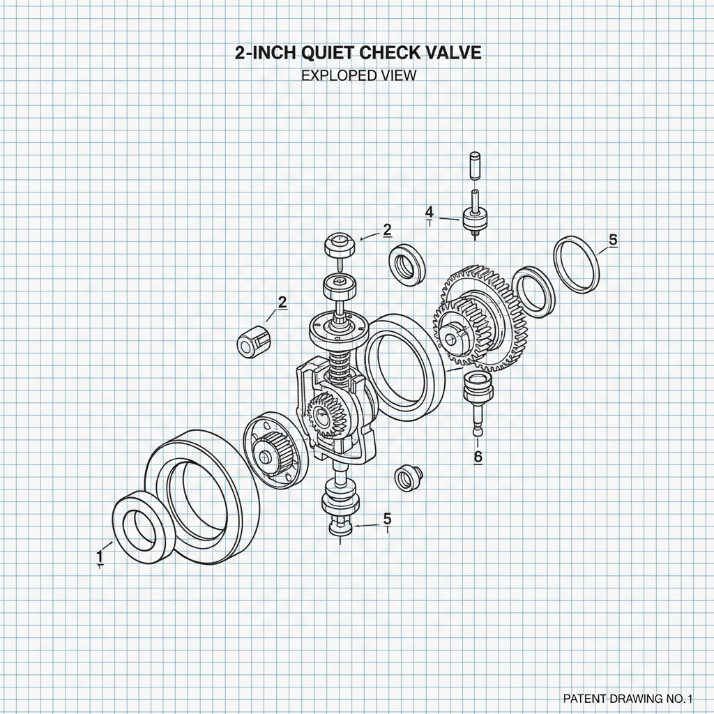 2 inch quiet check valve