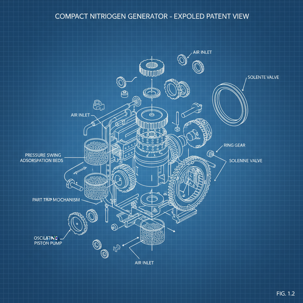 compact nitrogen generator