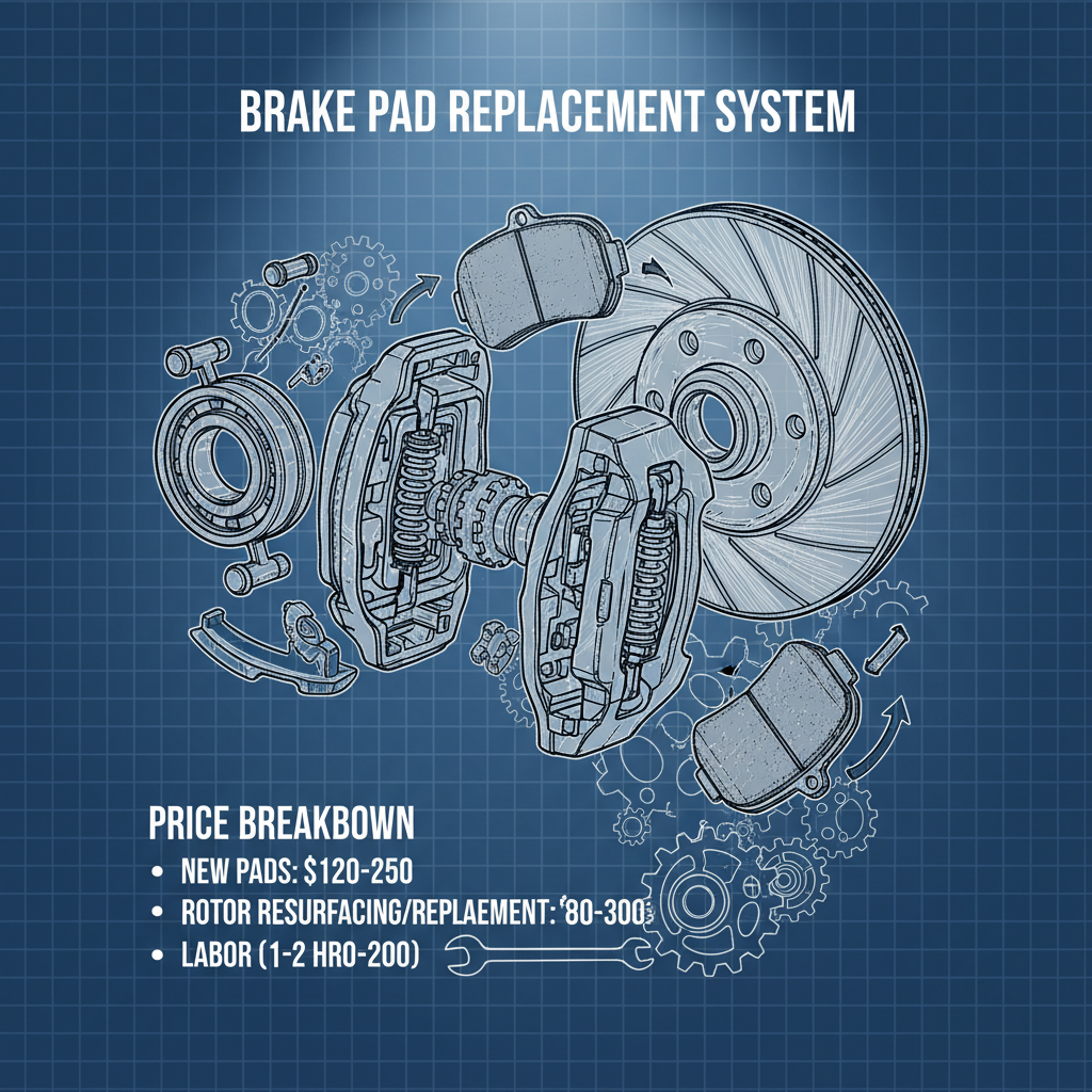 brake pad replacement price