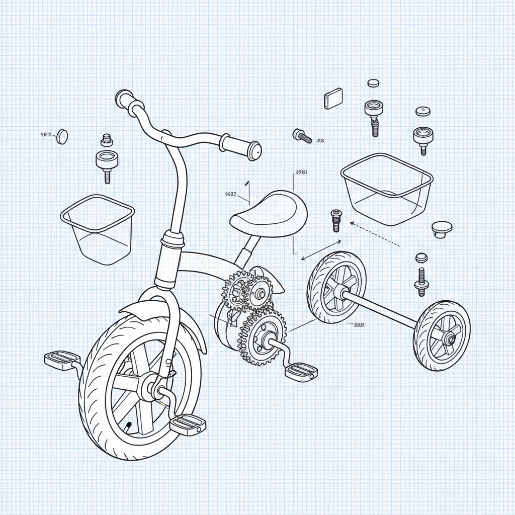 tricycle for 3 year old