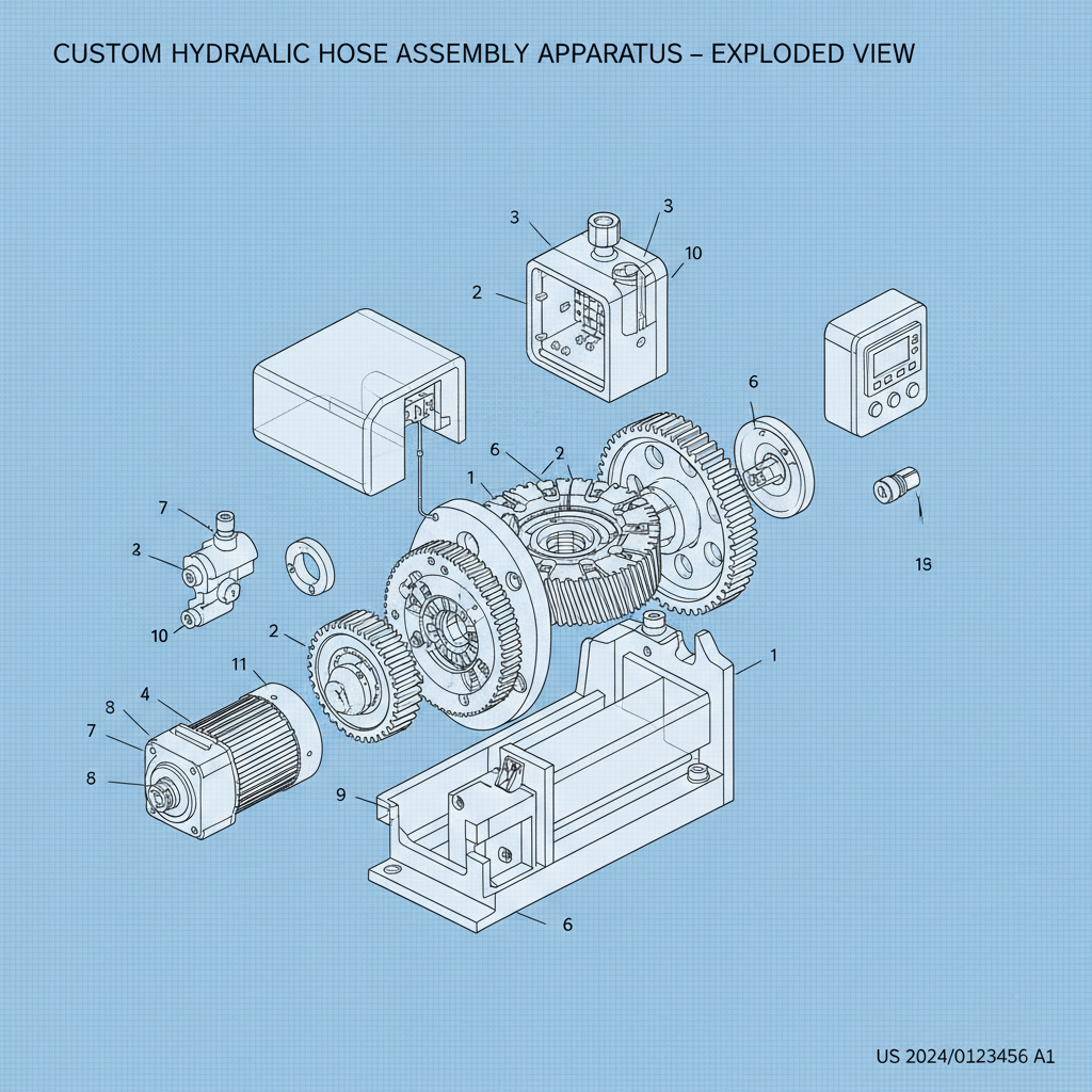 Custom hydraulic hose assembly equipment