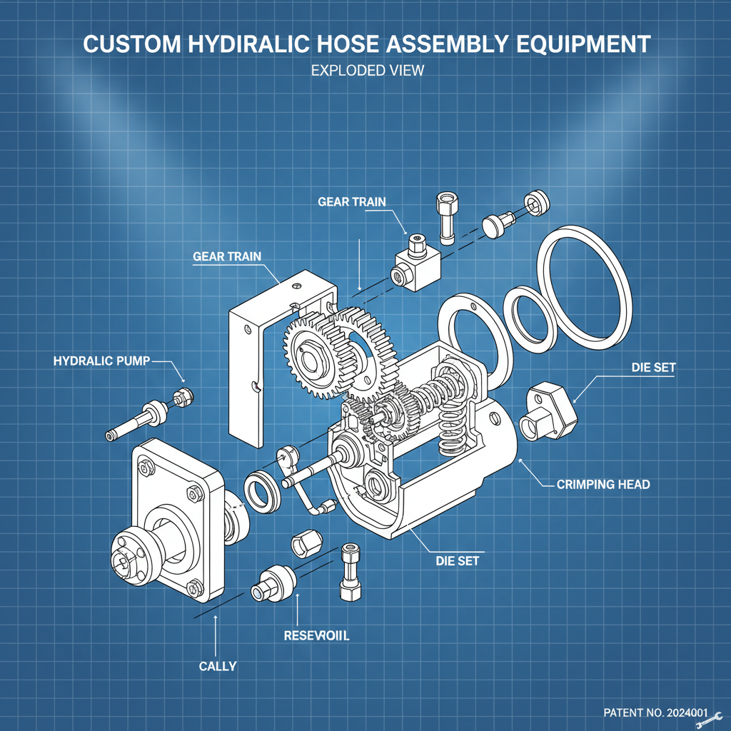 Custom hydraulic hose assembly equipment