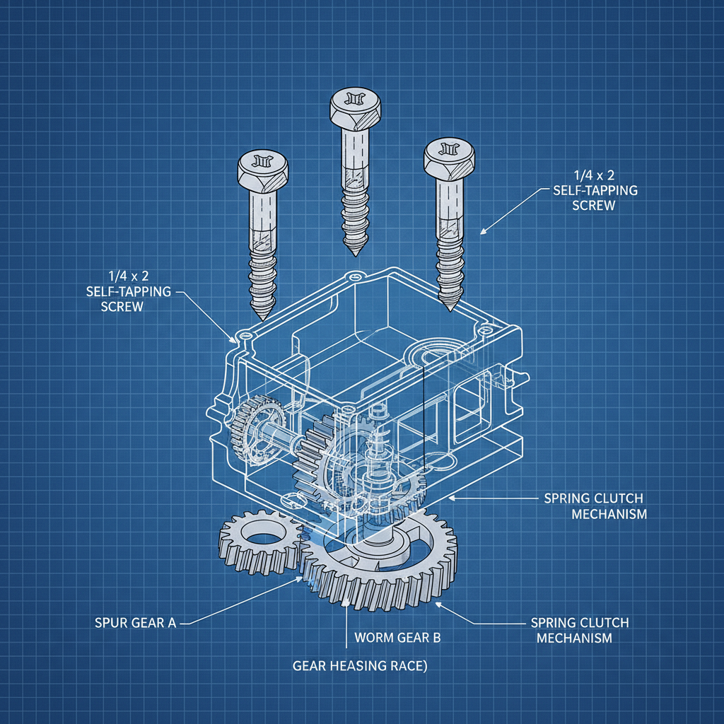 1 4 x 2 self tapping screws