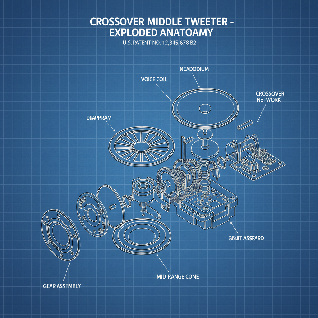 crossover middle tweeter