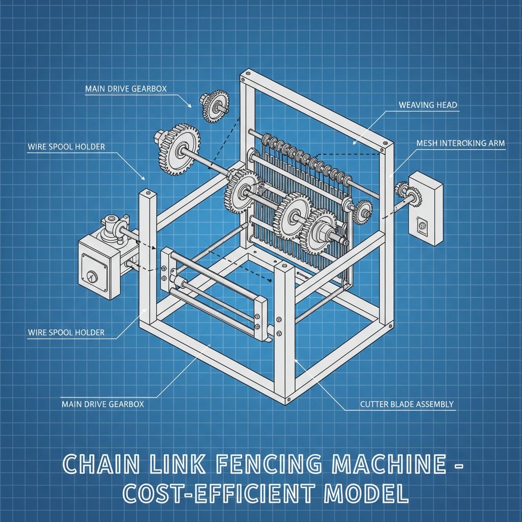 chain link fencing machine cost