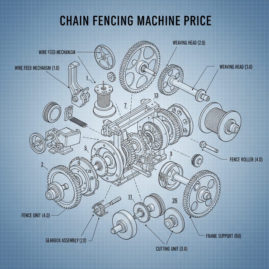 chain fencing machine price