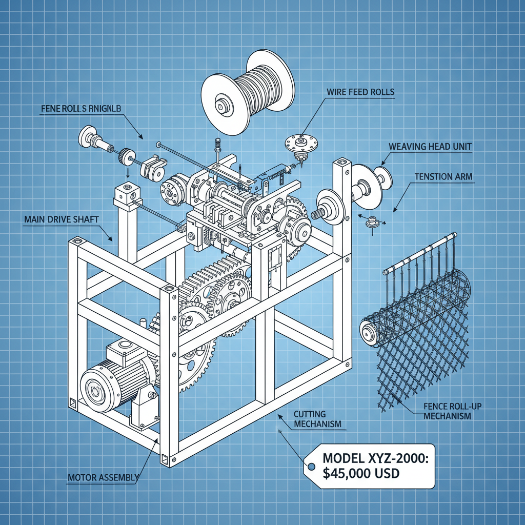 chain fencing machine price