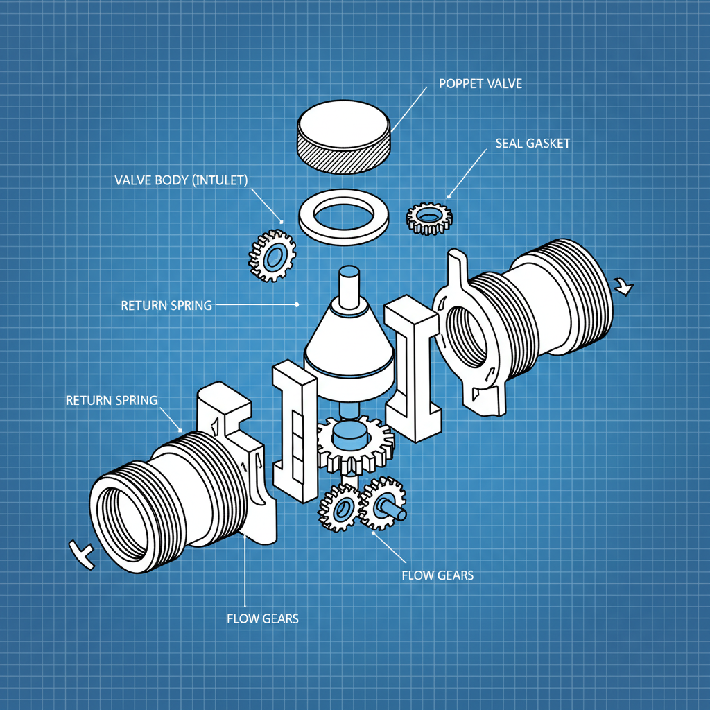 2 threaded check valve