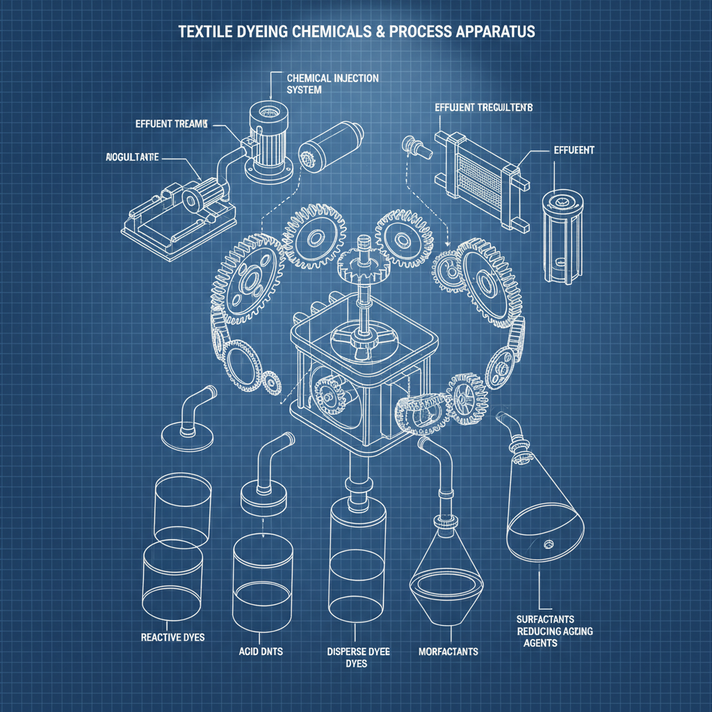 textile dyeing chemicals list