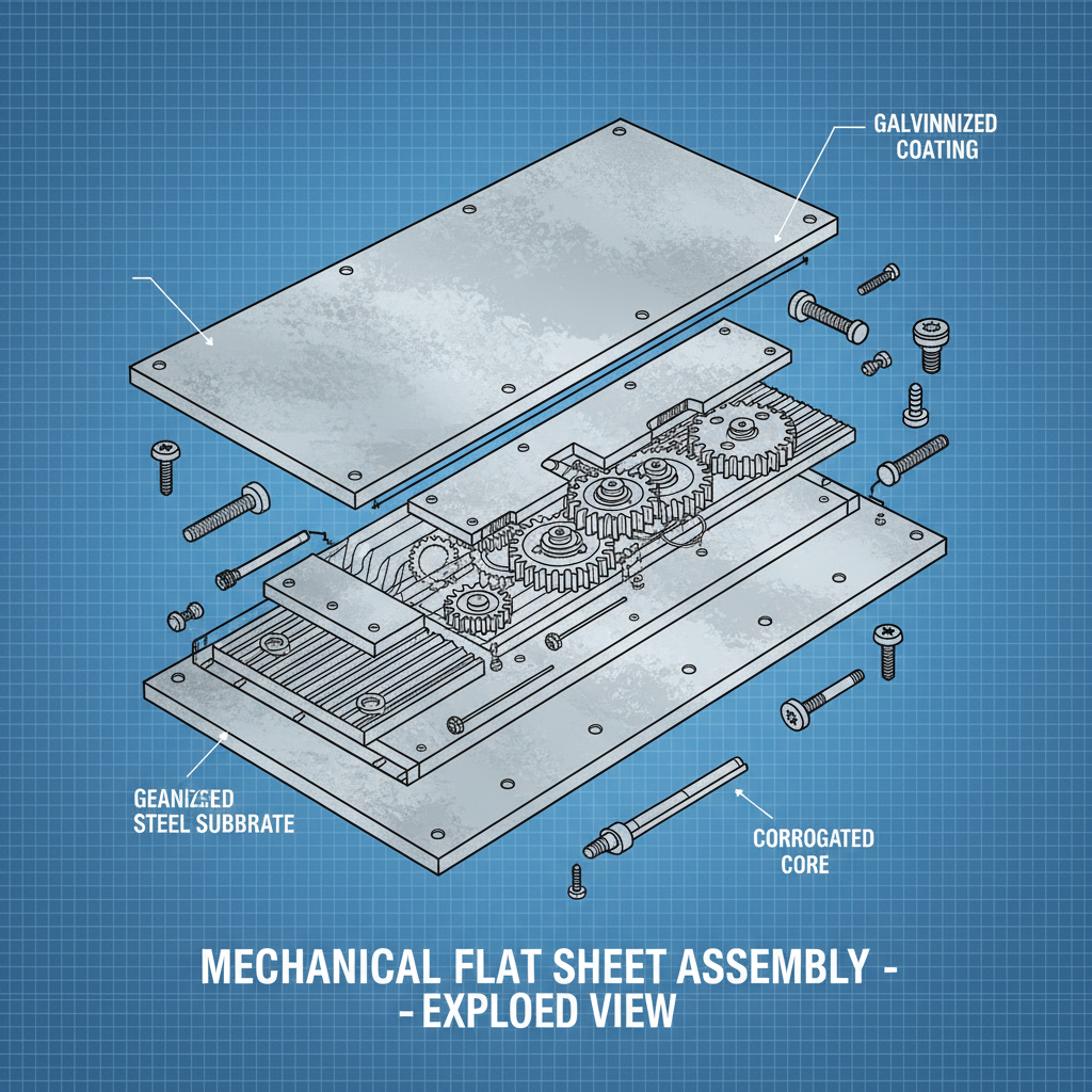 galvanized steel flat sheet