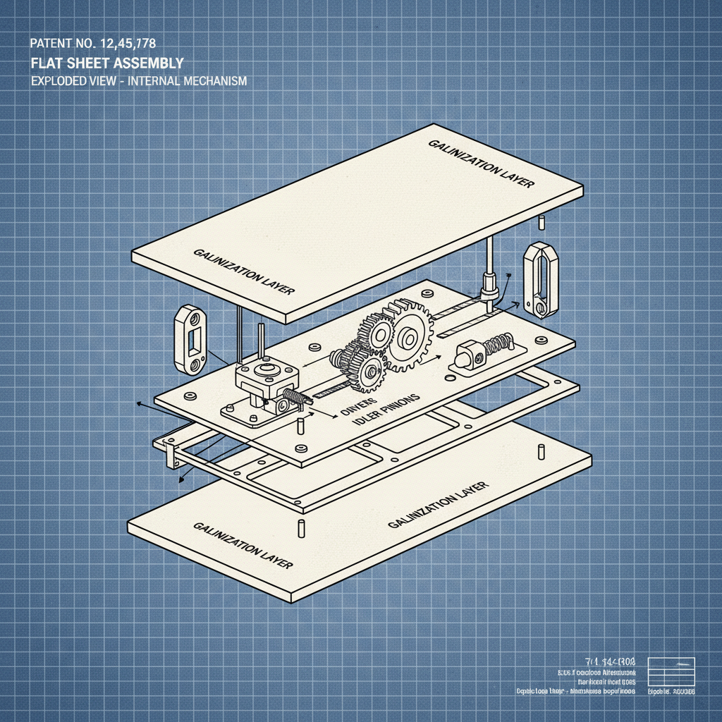 galvanized steel flat sheet