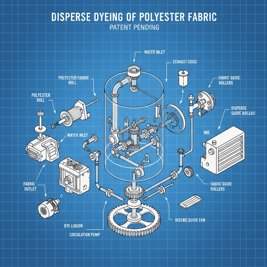 dyeing of polyester fabric with disperse dye