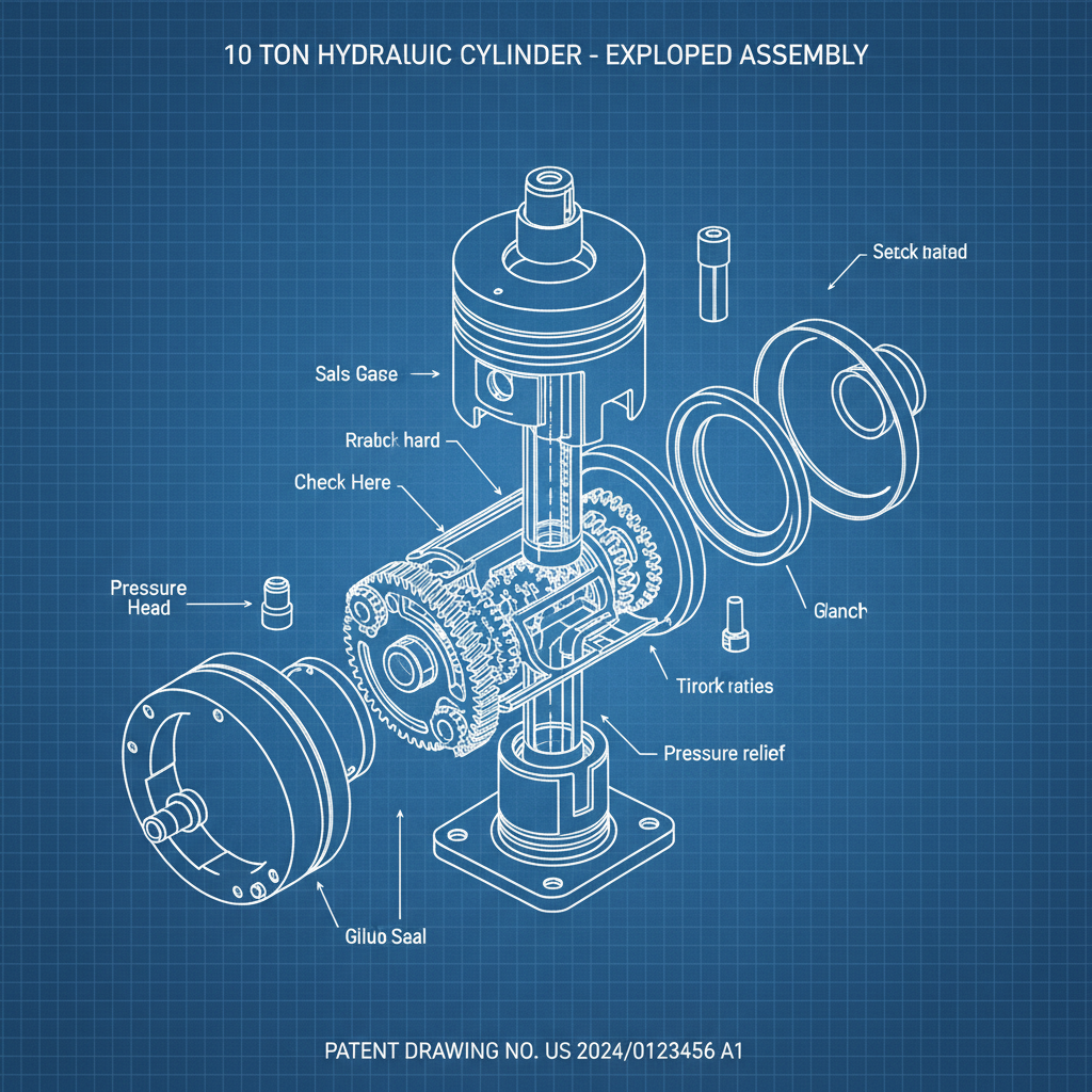 10 ton hydraulic cylinder