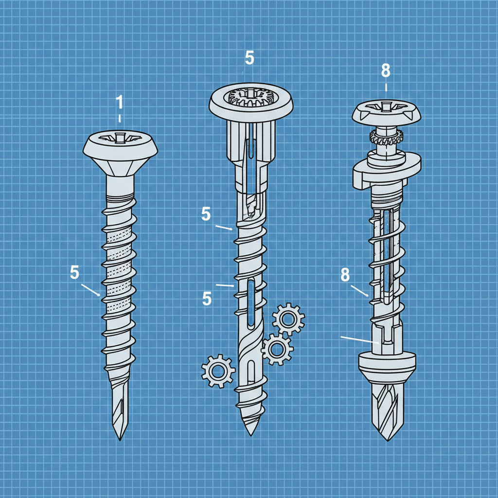 1 5/8 self tapping drywall screws