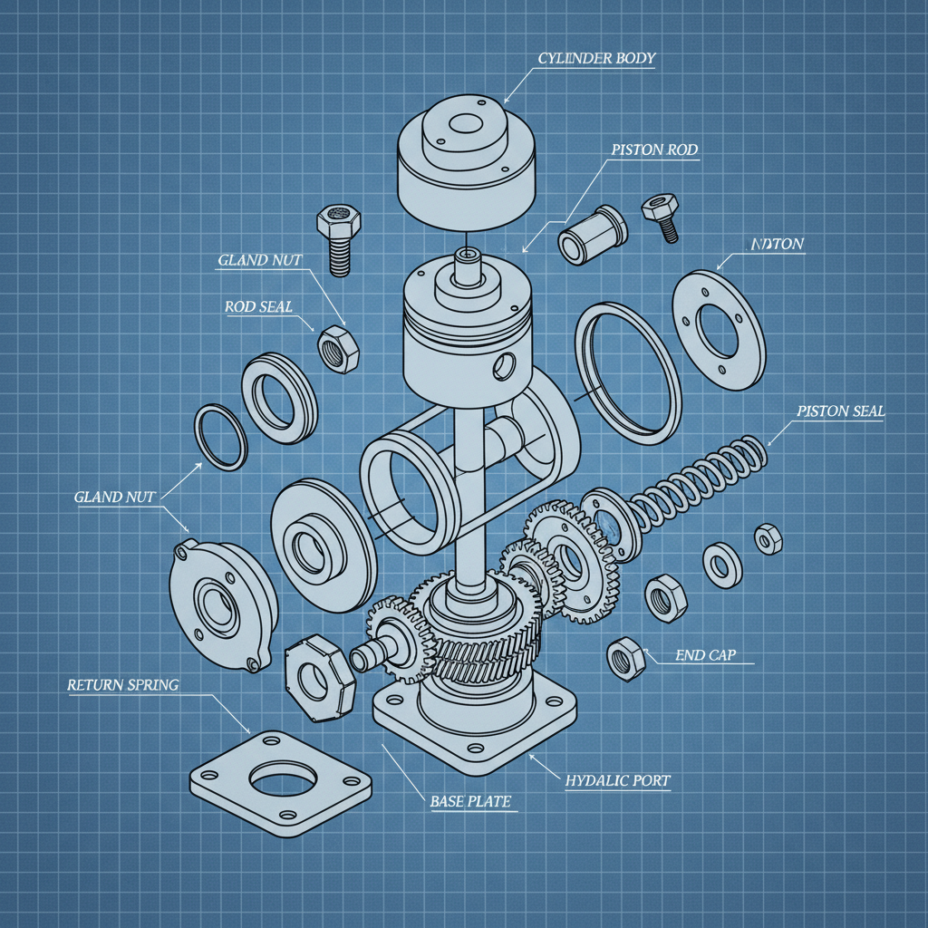 10 ton hydraulic cylinder