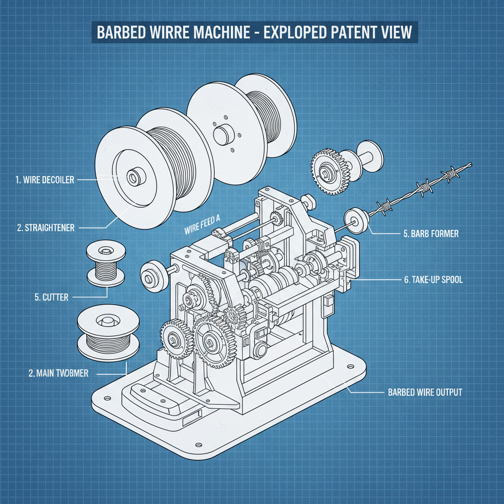 barbed wire machine for sale