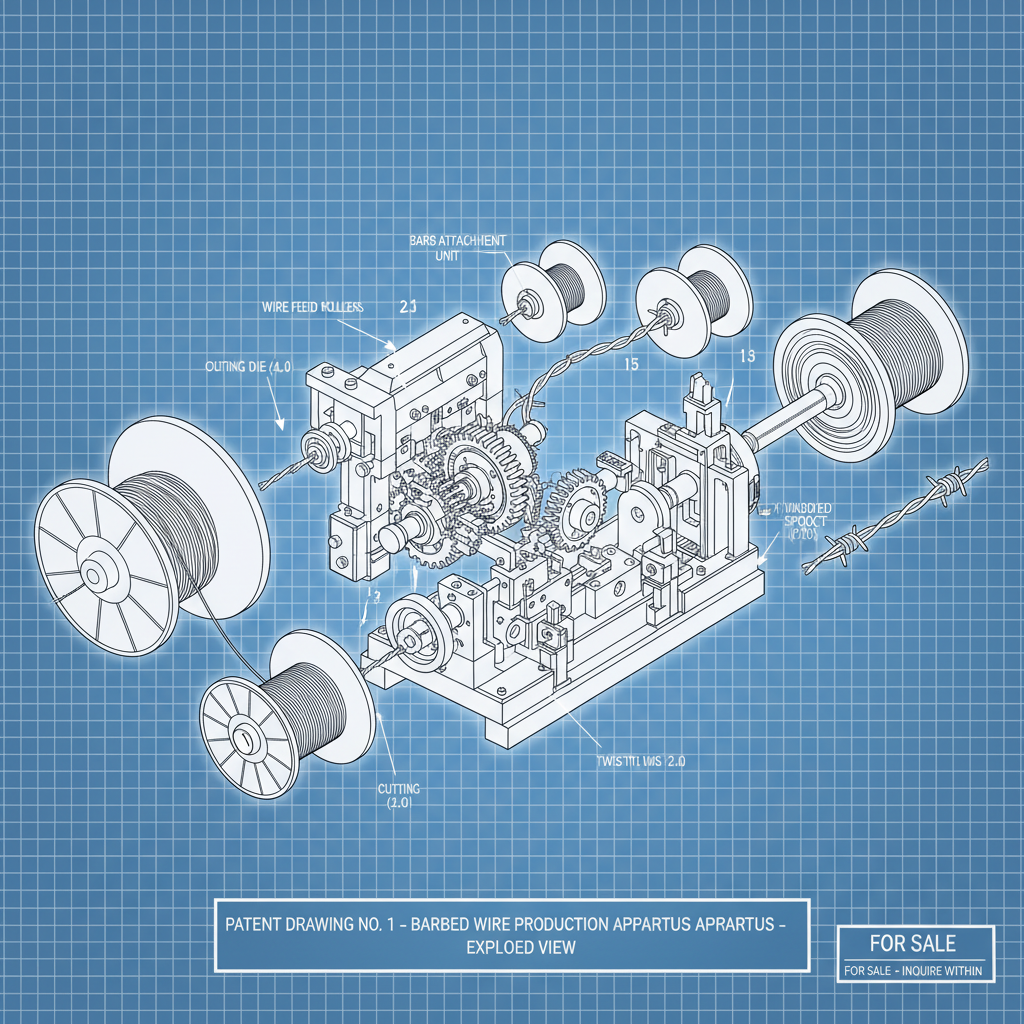 barbed wire making machine for sale