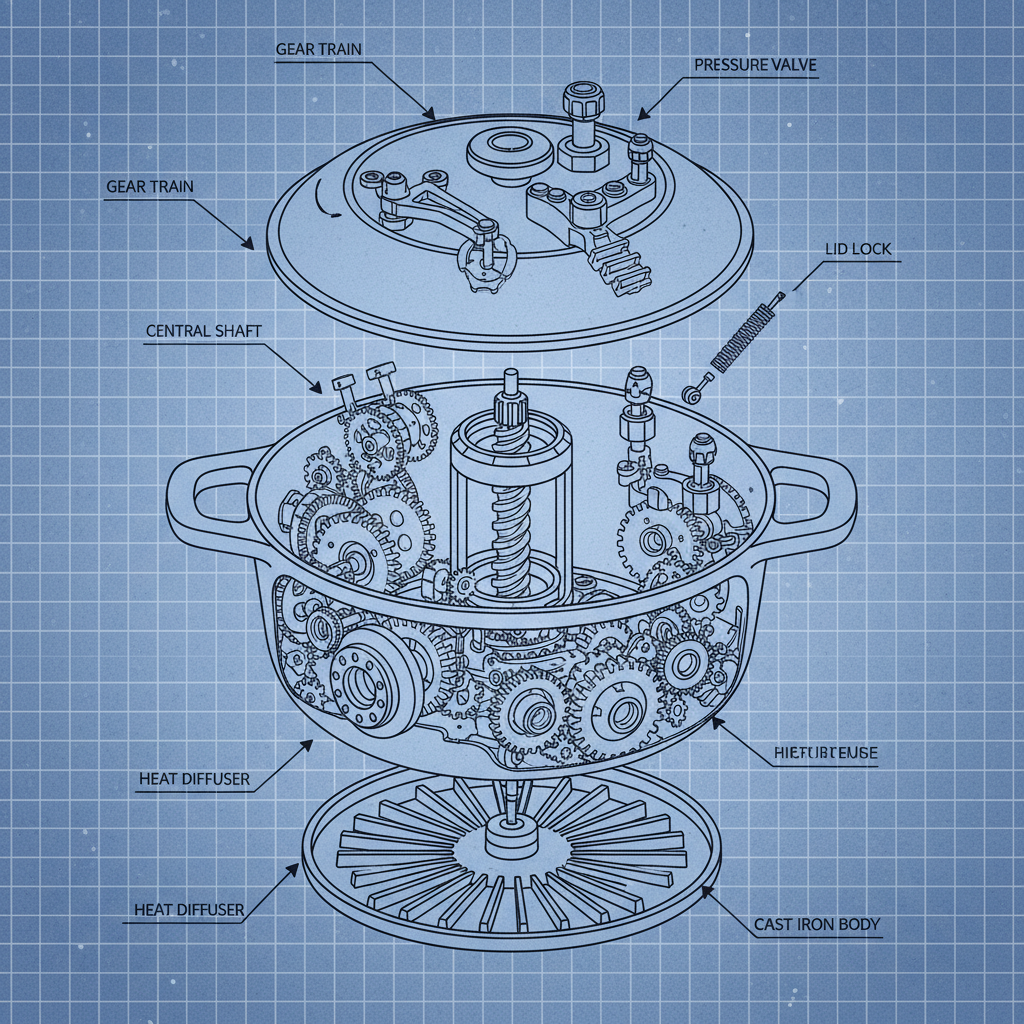 ODM cast iron casserole