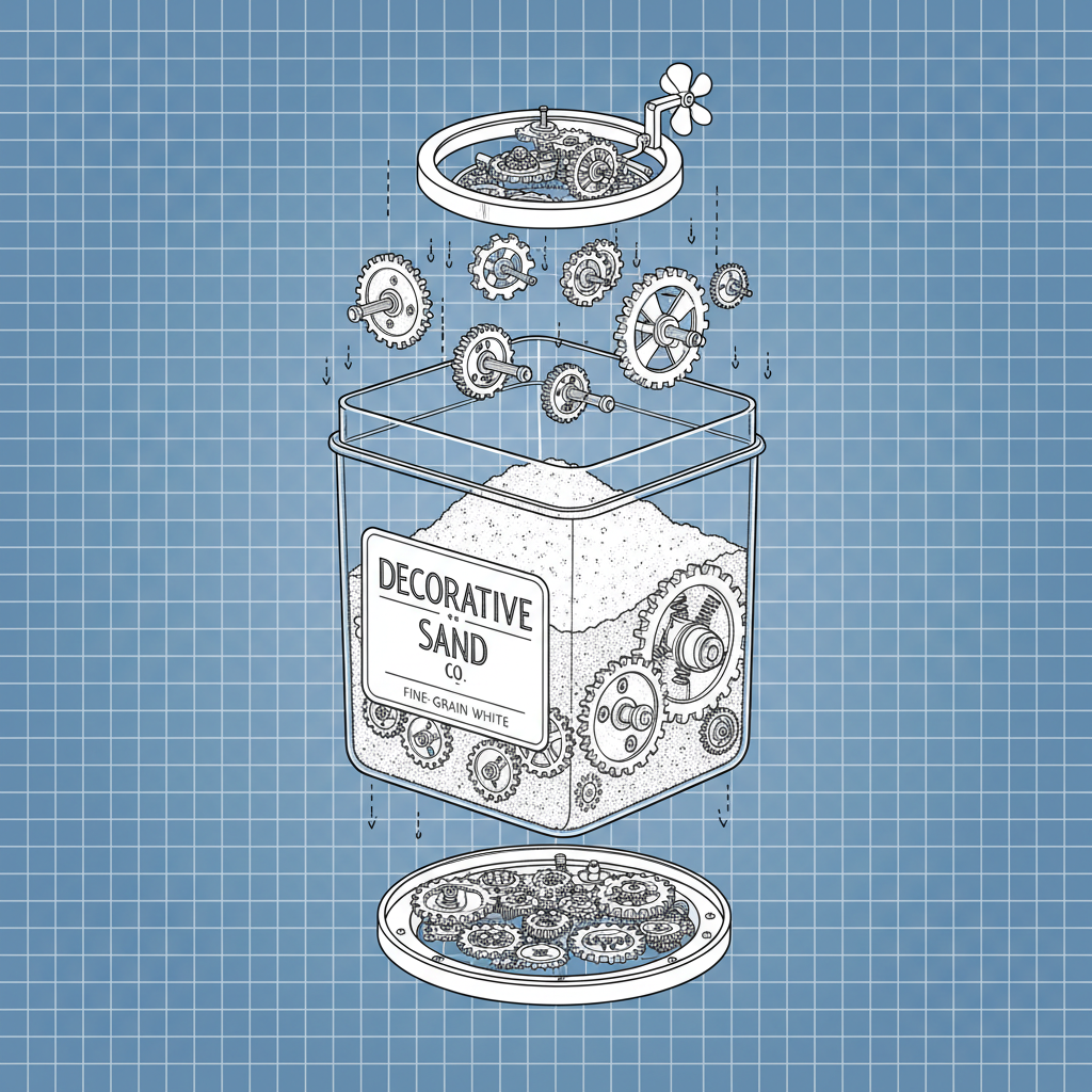 white decorative sand for sale