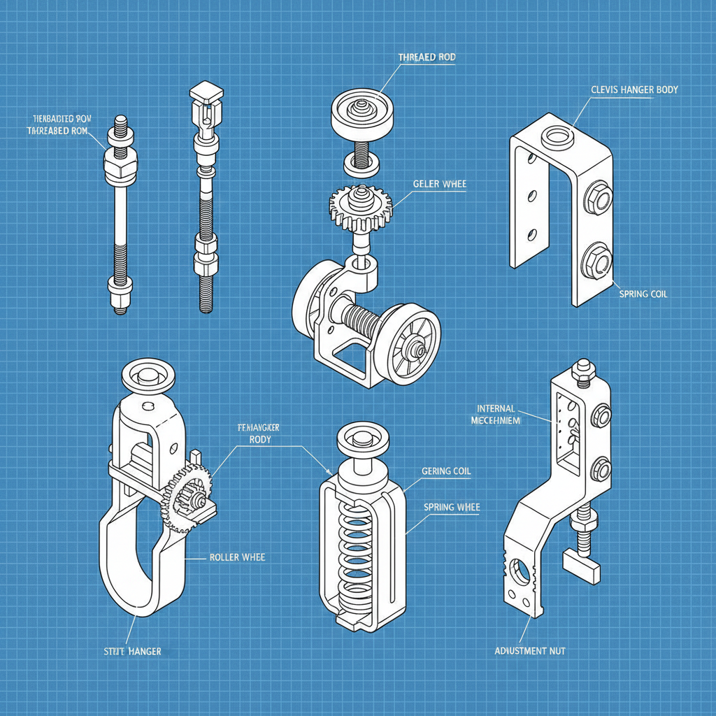 types of pipe hangers