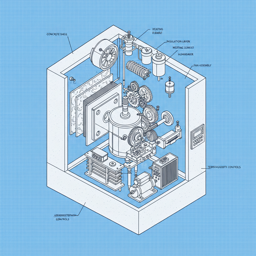 Temperature Humidity Chamber Concrete