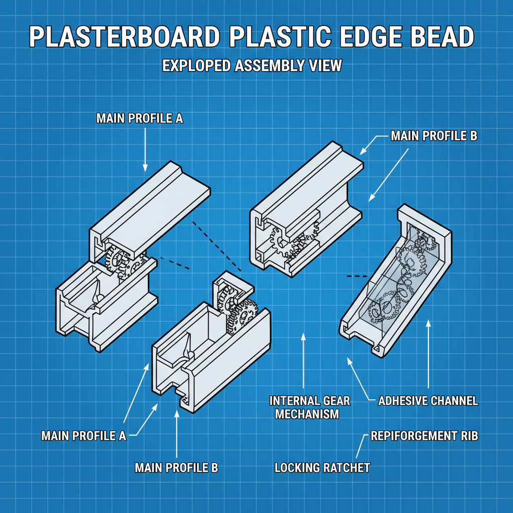 plasterboard plastic edge bead
