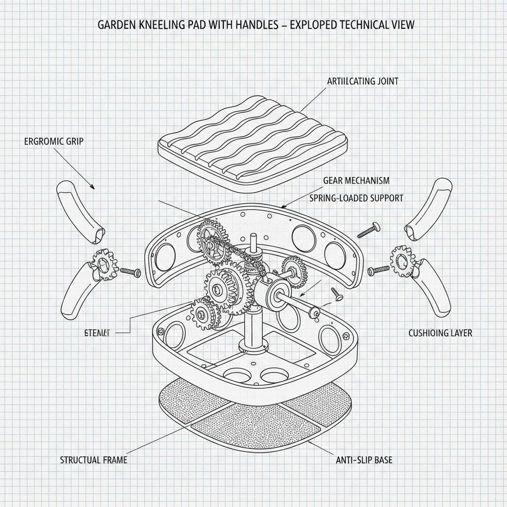 garden kneeling pad with handles